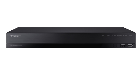 Hanwha Vision WiseNet HRX-1634 NVR 18 Kanäle 6 TB Schwarz