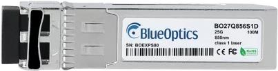 Kompatibler Broadcom AFBR-734SMZ BlueOptics BO27Q856S1D SFP28 Transceiver, LC-Duplex, 25GBASE-SR, Multimode Fiber, 850nm, 100M, DDM, 0°C/+70°C (AFBR-734SMZ-BO)