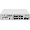 MikroTik Cloud Smart Switch CSS610-8G-2S+IN - Switch - Smart - 8 x 10/100/1000 + 2 x 10 Gigabit SFP+ - an Rack montierbar, Desktop - Passives PoE - Gleichstrom (CSS610-8G-2S+IN)