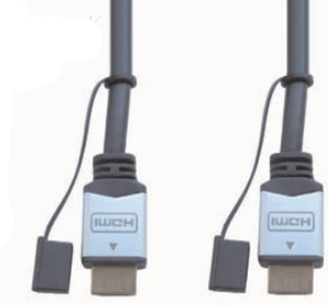 E+P HDMI 401/3 3 m HDMI-Kabel Grau