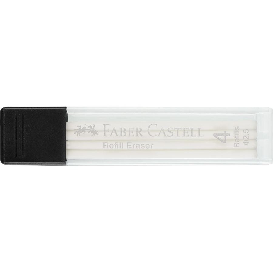 FABER-CASTELL Ersatzradierer für Precision Eraser Pen 2,5 mm Weiß