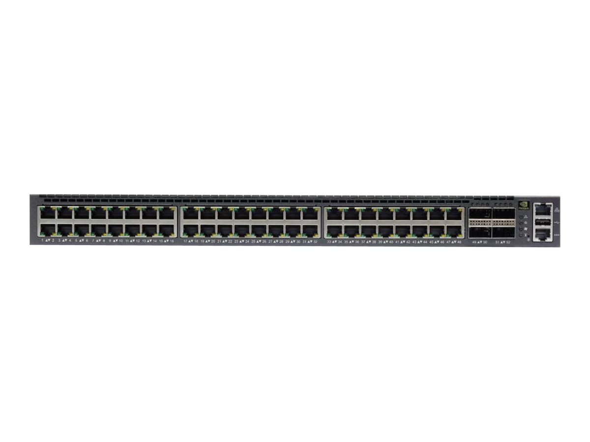 Mellanox Spectrum SN2201 Managed Switch 48x 10/100/1000Base-T 4x 100GbE QSFP28 Schwarz