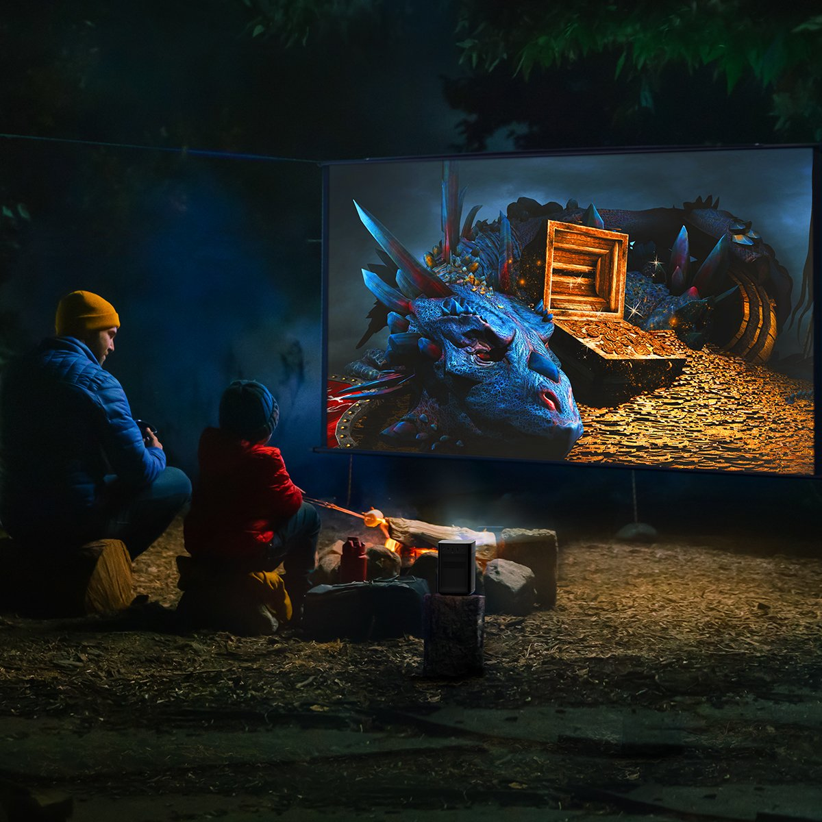 XGIMI Halo+ DLP-Projektor 900 ANSI Lumen Full HD Grau