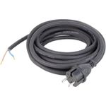 Schwabe Gummi-Anschlussleitung 3m H07RN-F 2x1,5 schwarz (70556)