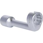 KS TOOLS 1/2" Offener Ring-Steckschlüssel, 17mm (913.1214)