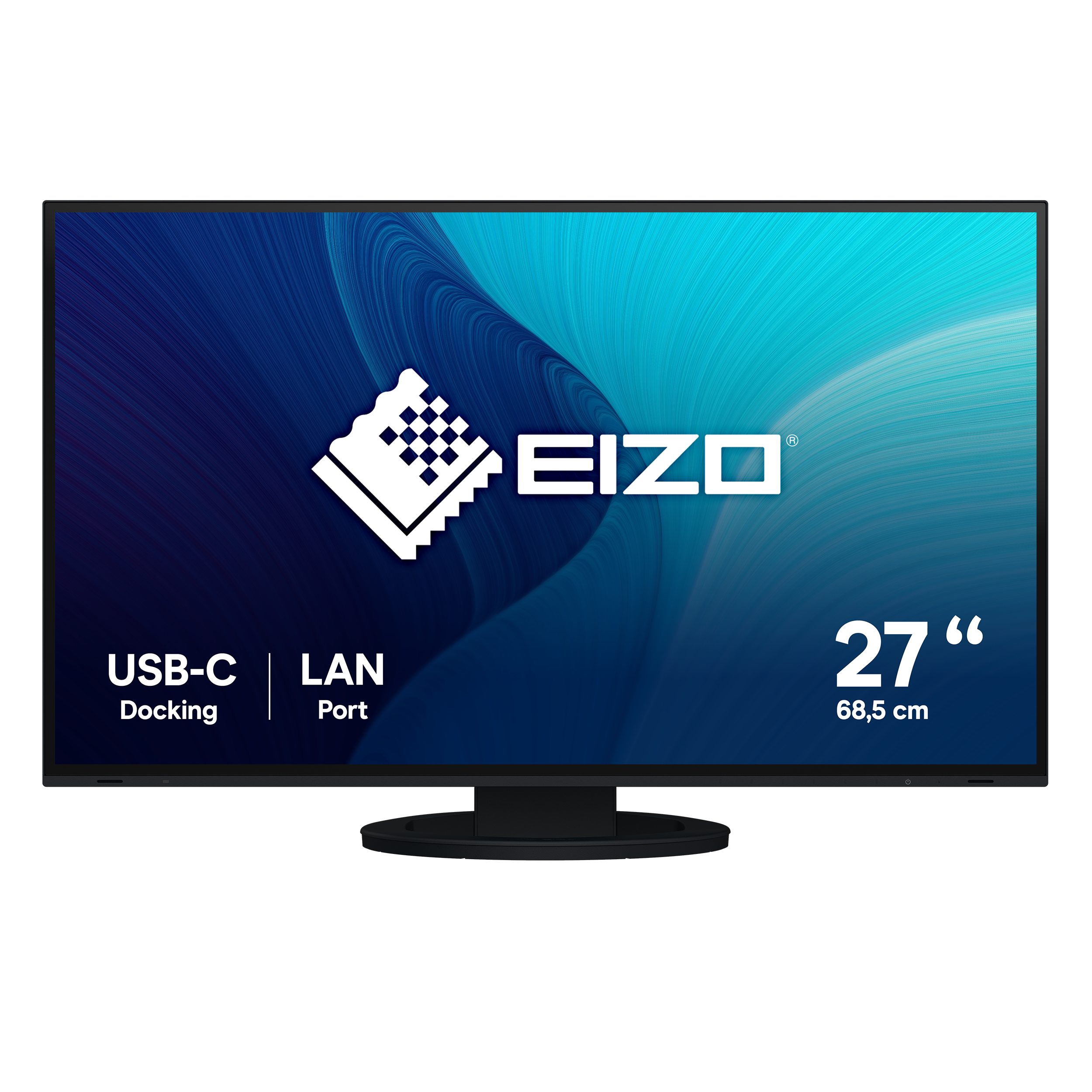 EIZO FlexScan EV2795-BK LED-Monitor 27" WQHD IPS USB-C HDMI DisplayPort Schwarz