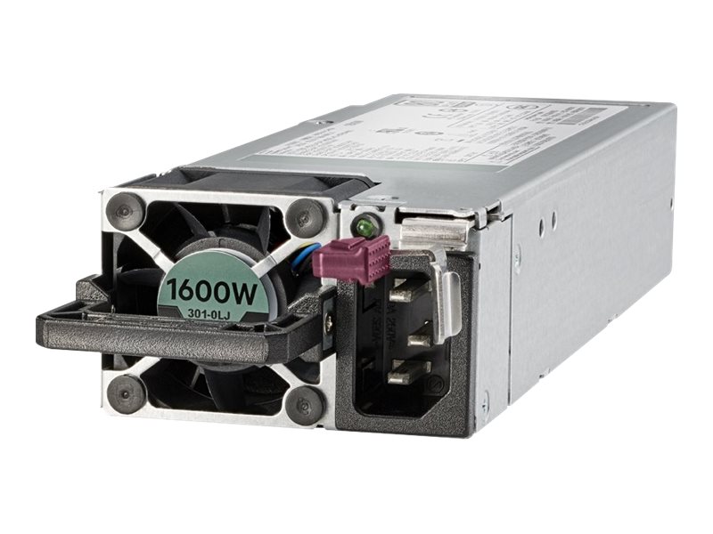 HPE Flex Slot Platinum 1600 W 80 PLUS Platinum Hot-Plug Netzteil Schwarz, Silber