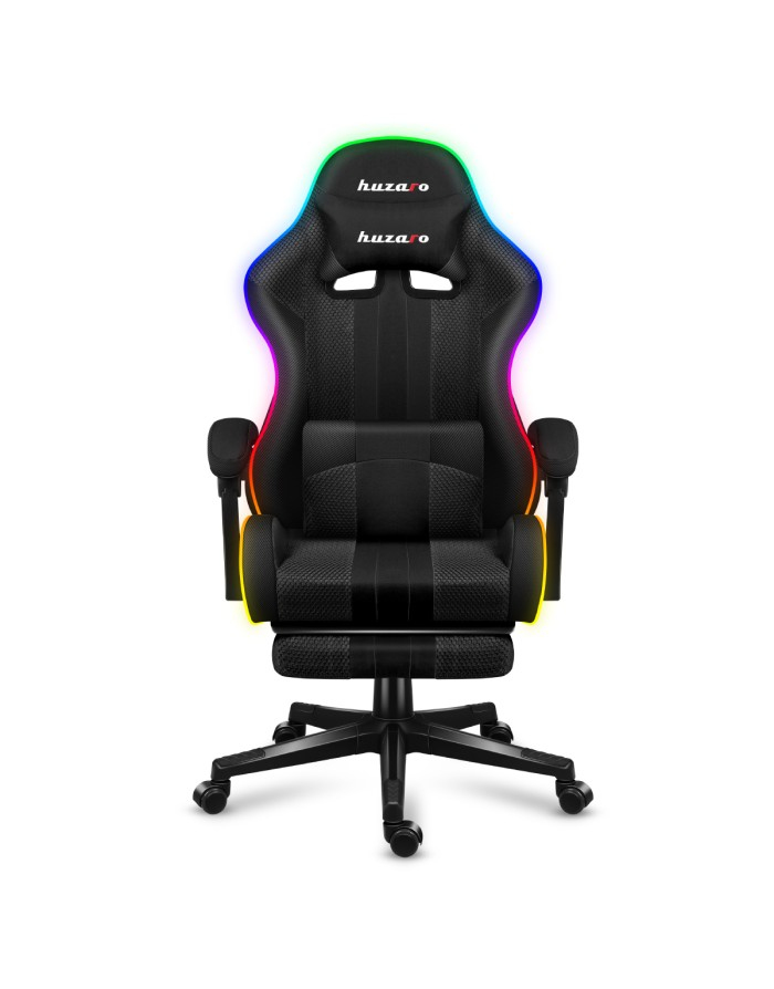 Huzaro FORCE 4.7 RGB Mesh Gaming-Stuhl Schwarz