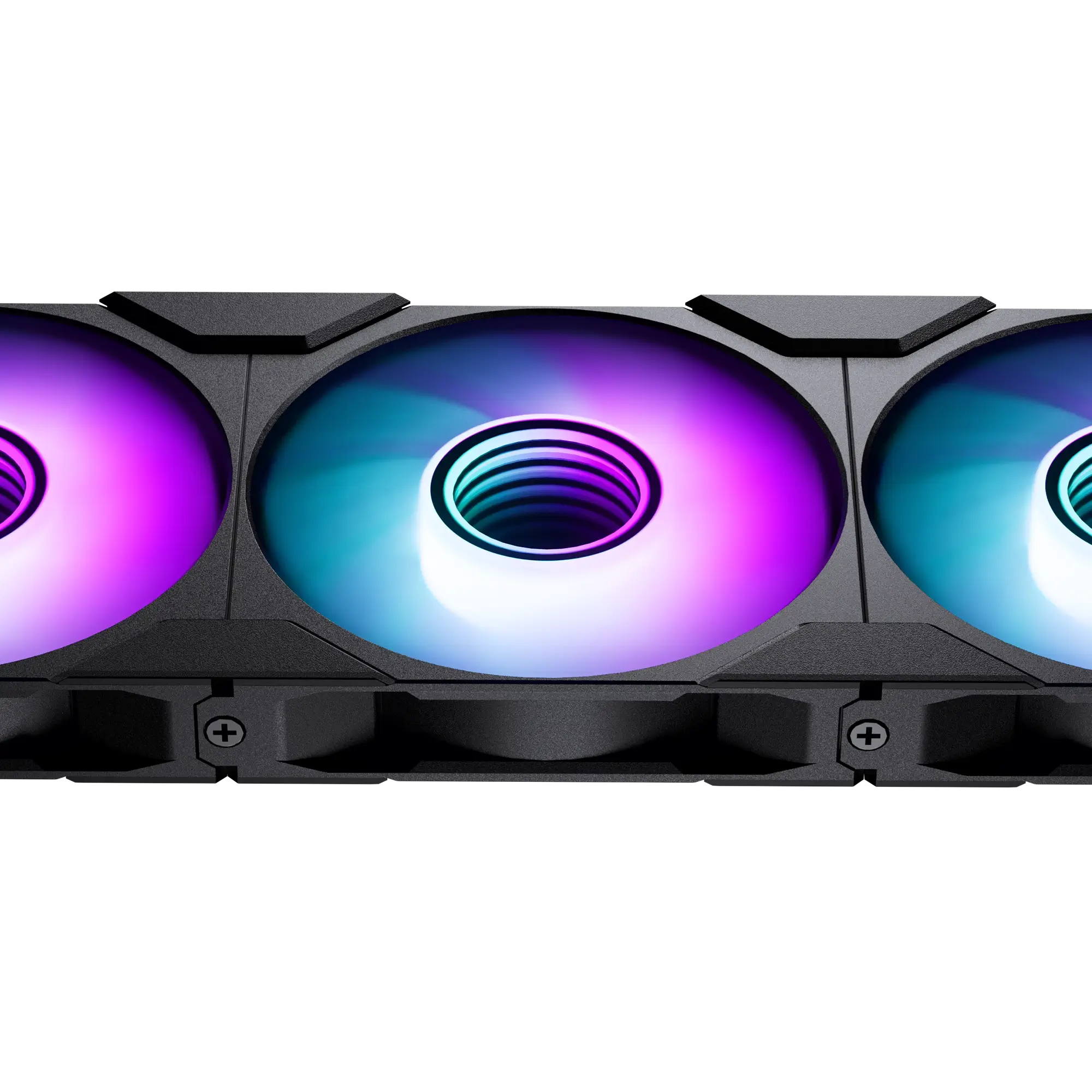 Phanteks M25 Gen2 PWM D-RGB 120mm Gehäuselüfter 3er-Pack Schwarz