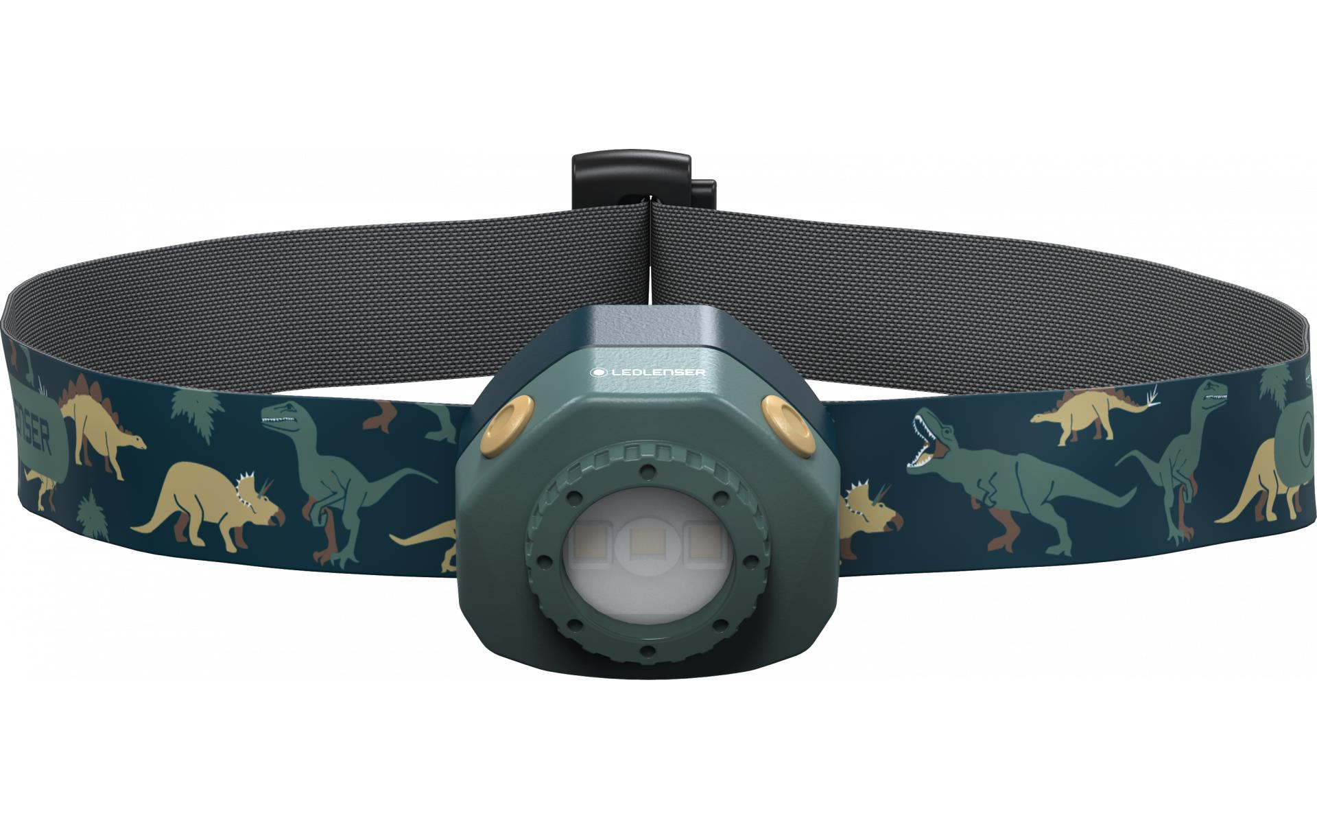 Ledlenser Kidled4R Stirnlampe Aufladbar 40 lm Green/Dinosaurier