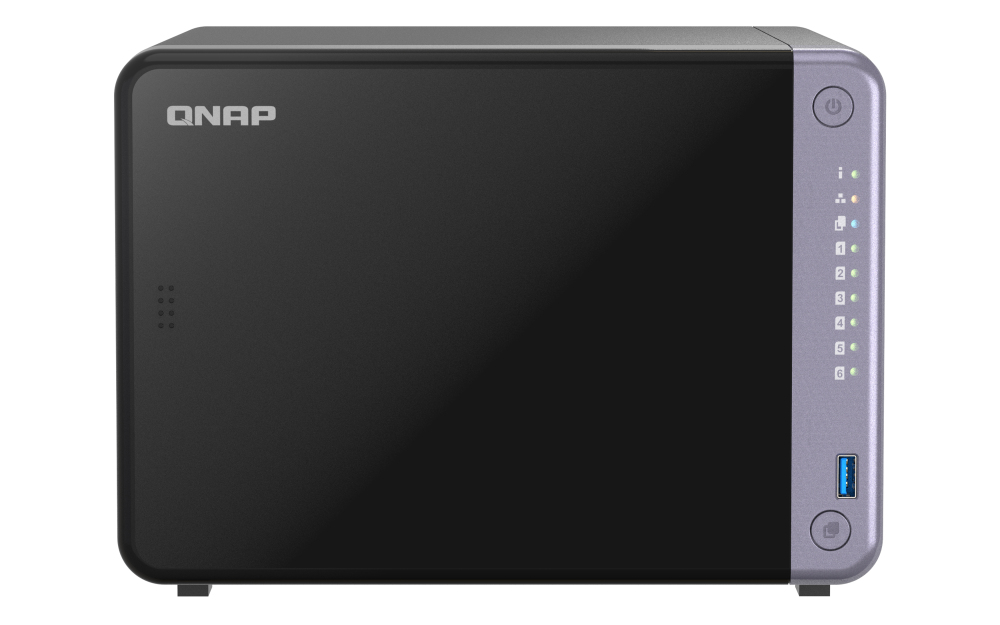 QNAP TS-632X-4G NAS-Server 6-Bay Tower Schwarz