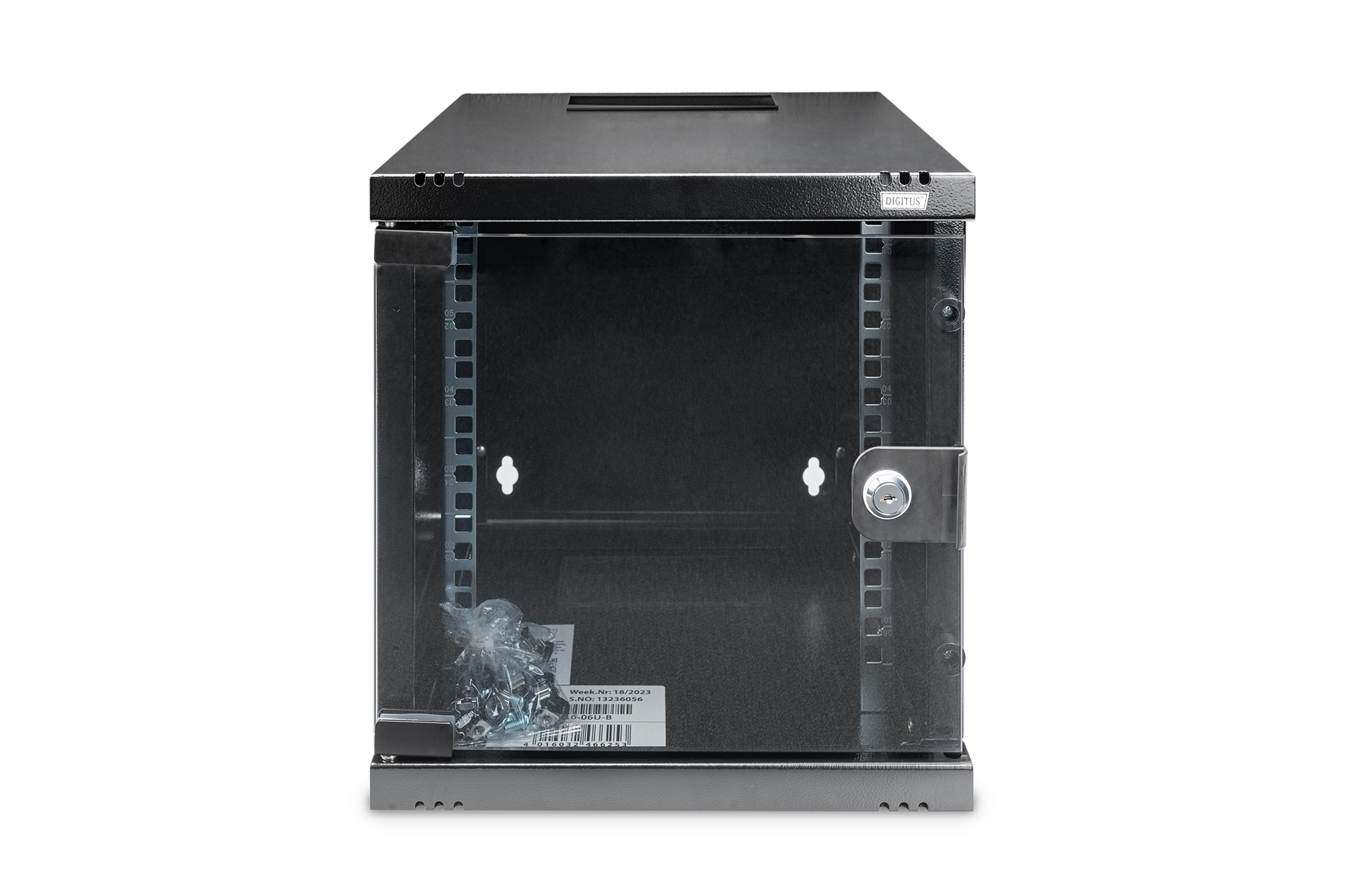 Digitus DN-10-06U-B Wandgehäuse 10" 6 HE 312x300 mm Schwarz