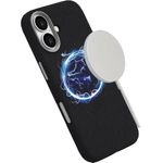 eSTUFF INFINITE GRS VENICE iPhone 17 Black Leather Magnetic (ES67160027)