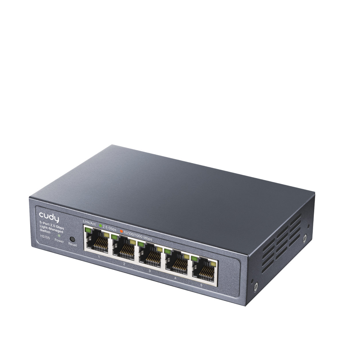 Cudy HS105 5-Port 2.5G Metal Switch Schwarz