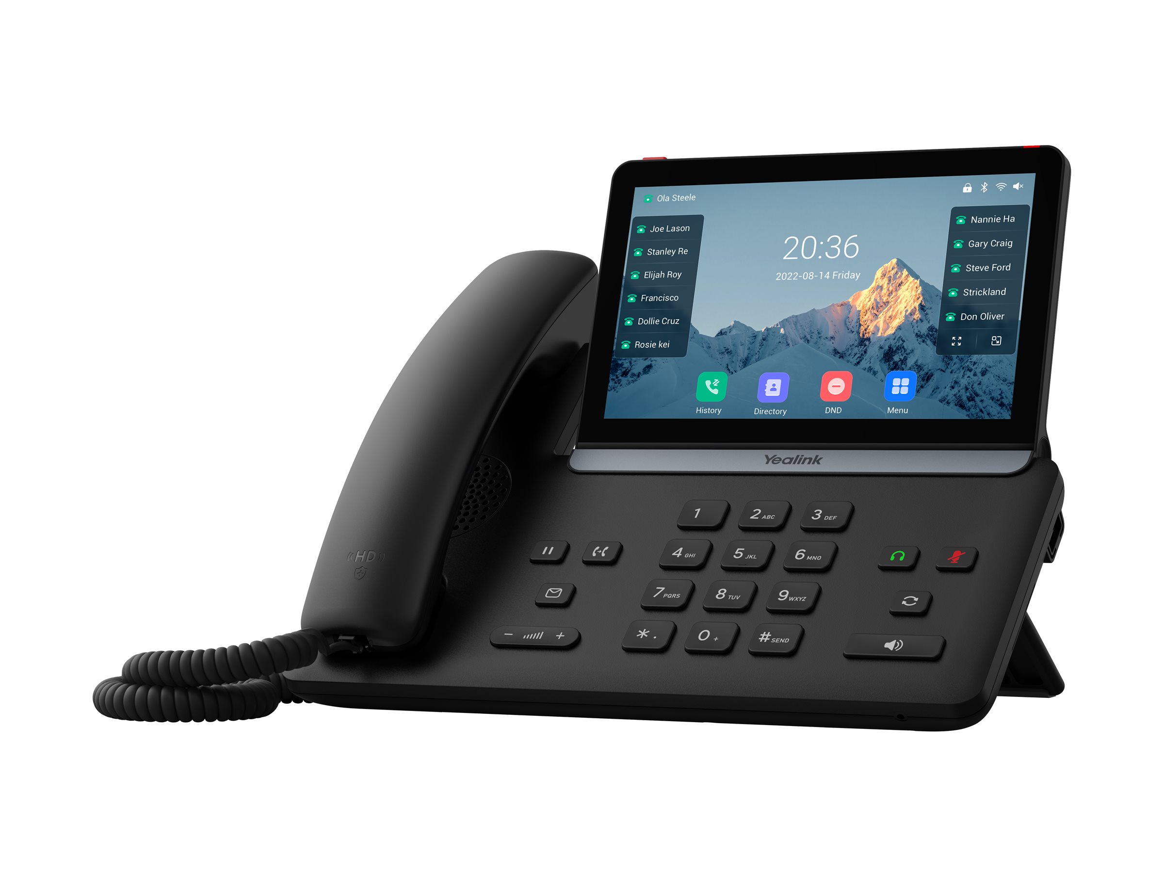 Yealink SIP-T87W VoIP-Telefon Schwarz
