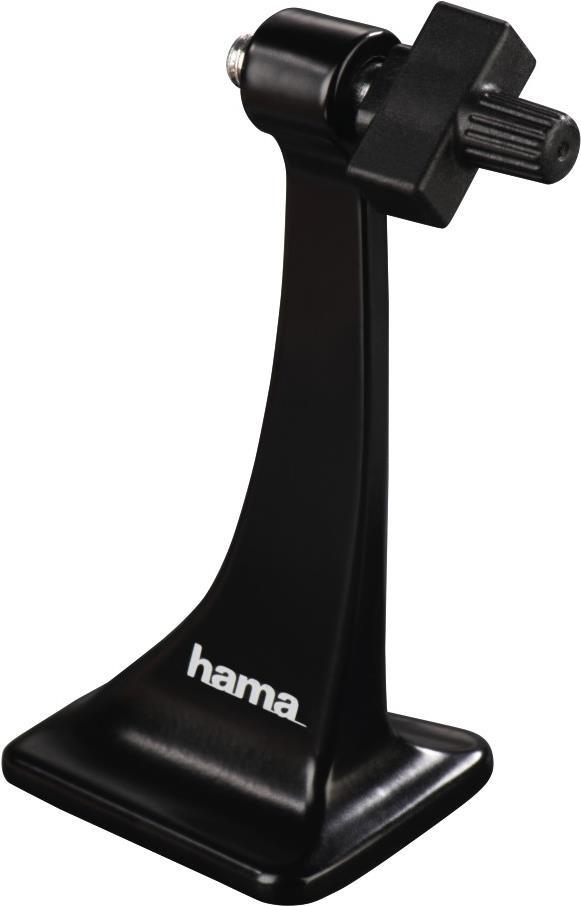 Hama Alu. Produktfarbe: Schwarz, Material: Aluminium, Verbindender Thread: 1/4" . Höhe: 90 mm, Gewicht: 43 g (00002809)