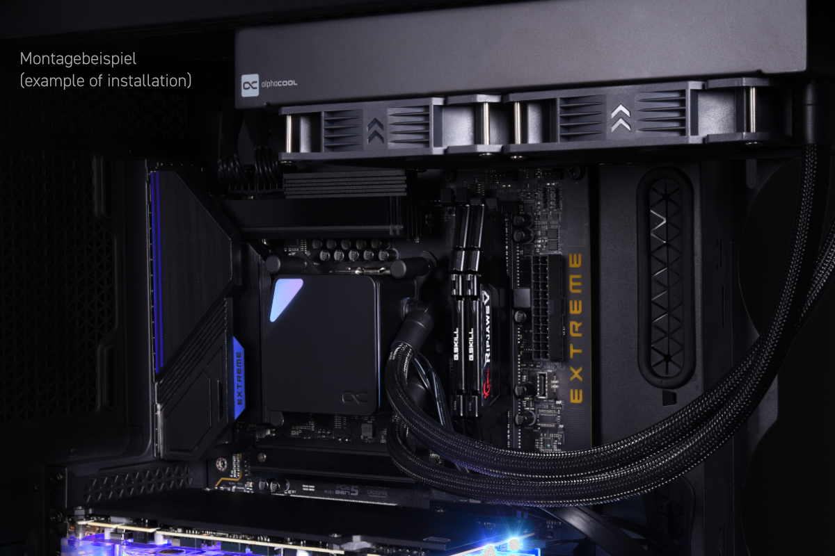 Alphacool Core Ocean T38 AIO 280mm All-in-One-Flüssigkeitskühler Schwarz