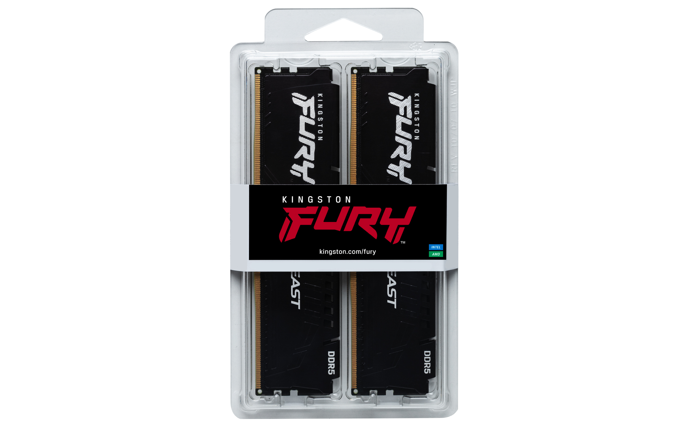 Kingston FURY Beast KF564C32BBEK2-32 32 GB RAM 6400 MHz DDR5 CL32 Schwarz