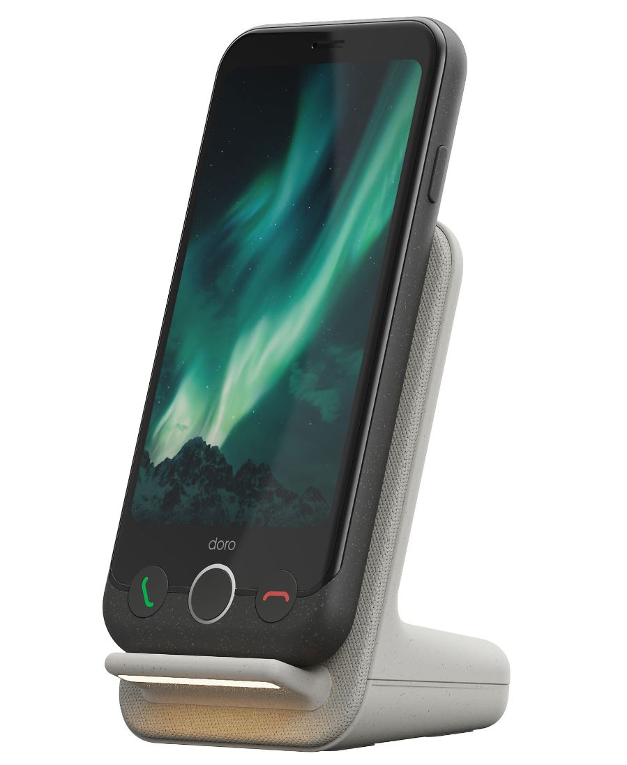 Doro Aurora A10 graphite inkl. Wireless Charger [Energieklasse B] (380538)