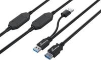 MEDIARANGE Aktives USB-Verlängerungskabel USB 3.0 sw (MRCS244)