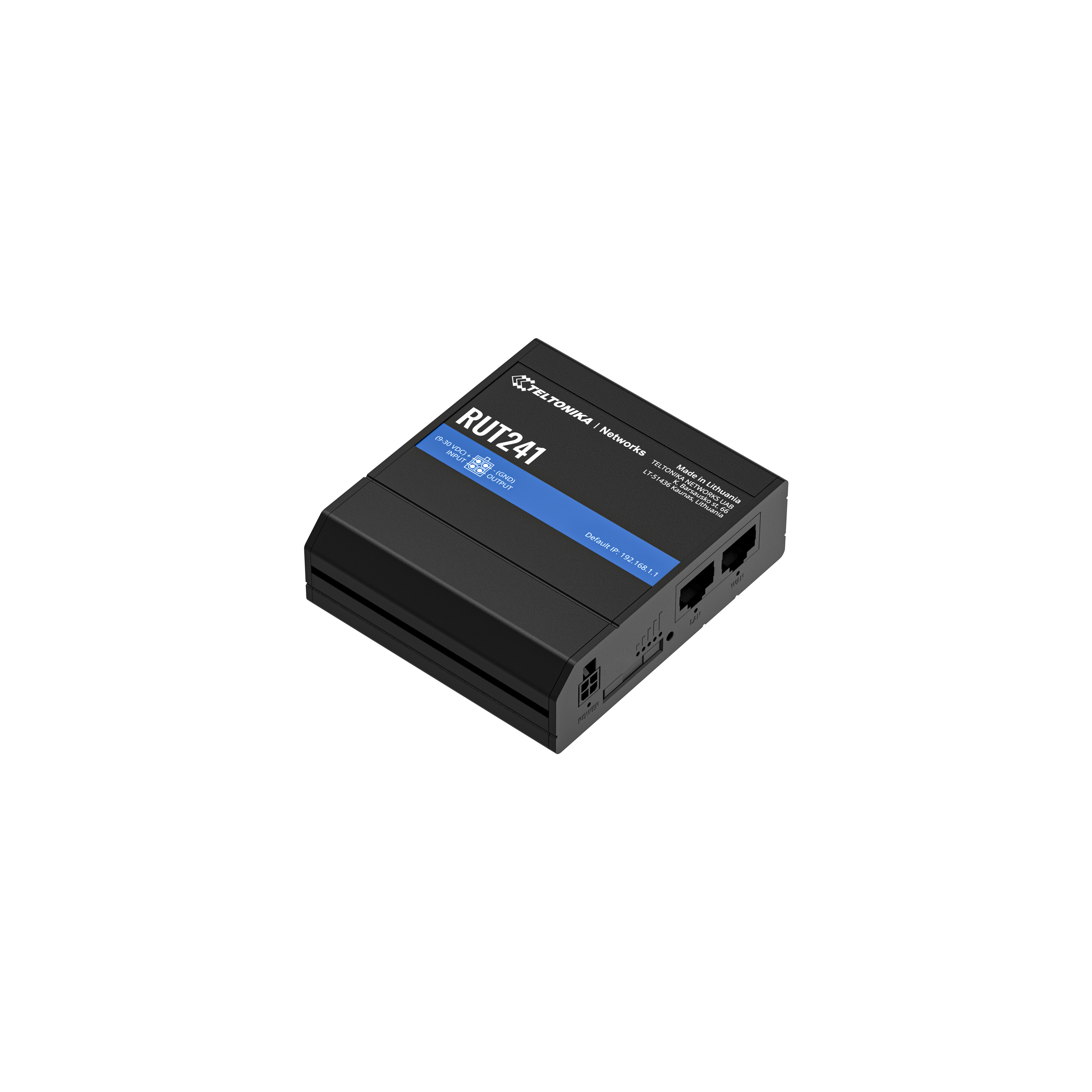 Teltonika RUT241 4G LTE Router 1 Gbps Schwarz
