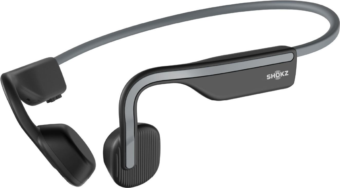Aftershokz OpenMove Nackenband Bluetooth Kopfhörer Grau