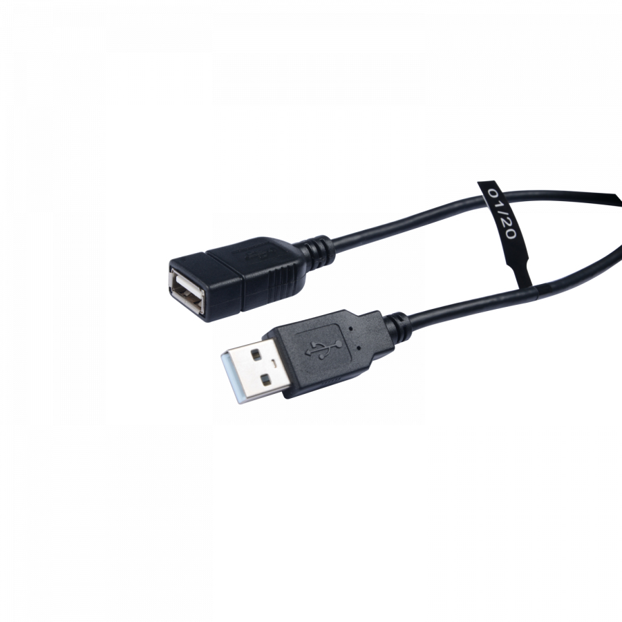 V7 USB 2.0 Verlängerungskabel USB A auf USB A 1.8 m Schwarz