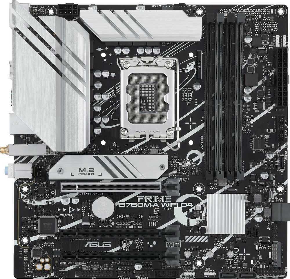 ASUS PRIME B760M-A WIFI D4 Mainboard Micro ATX LGA 1700 DDR4