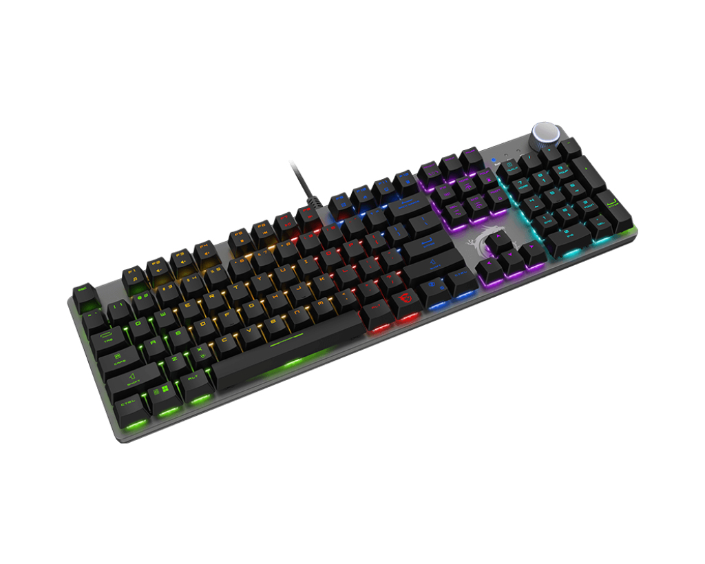 MSI FORGE GK320 Mechanical Gaming Tastatur Red Switches RGB QWERTZ Schwarz