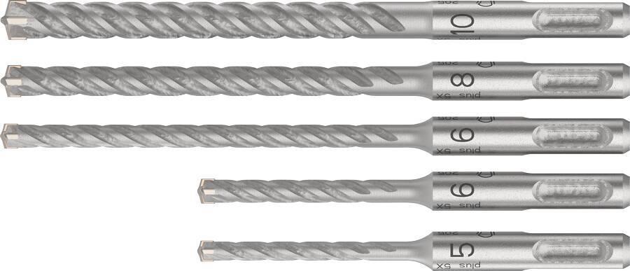 Bosch SDS plus-5X Hammerbohrer-Set 5-tlg. 6-10 6/6/8/8/10mm (2608833911)