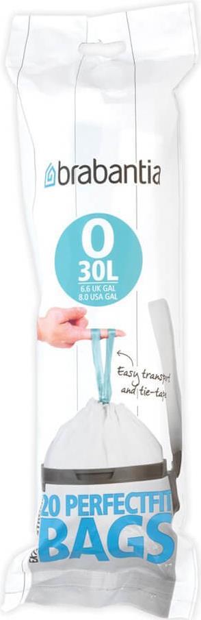 Brabantia 300349 Abfallbeutel 30 l Weiß 20 Stück(e) (300349)