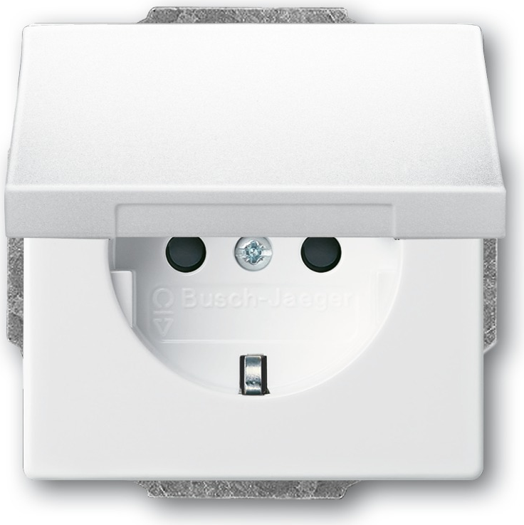 Busch Jaeger 20 EUK-84 Steckdose CEE 7/3 Weiß (2018-0-1467)