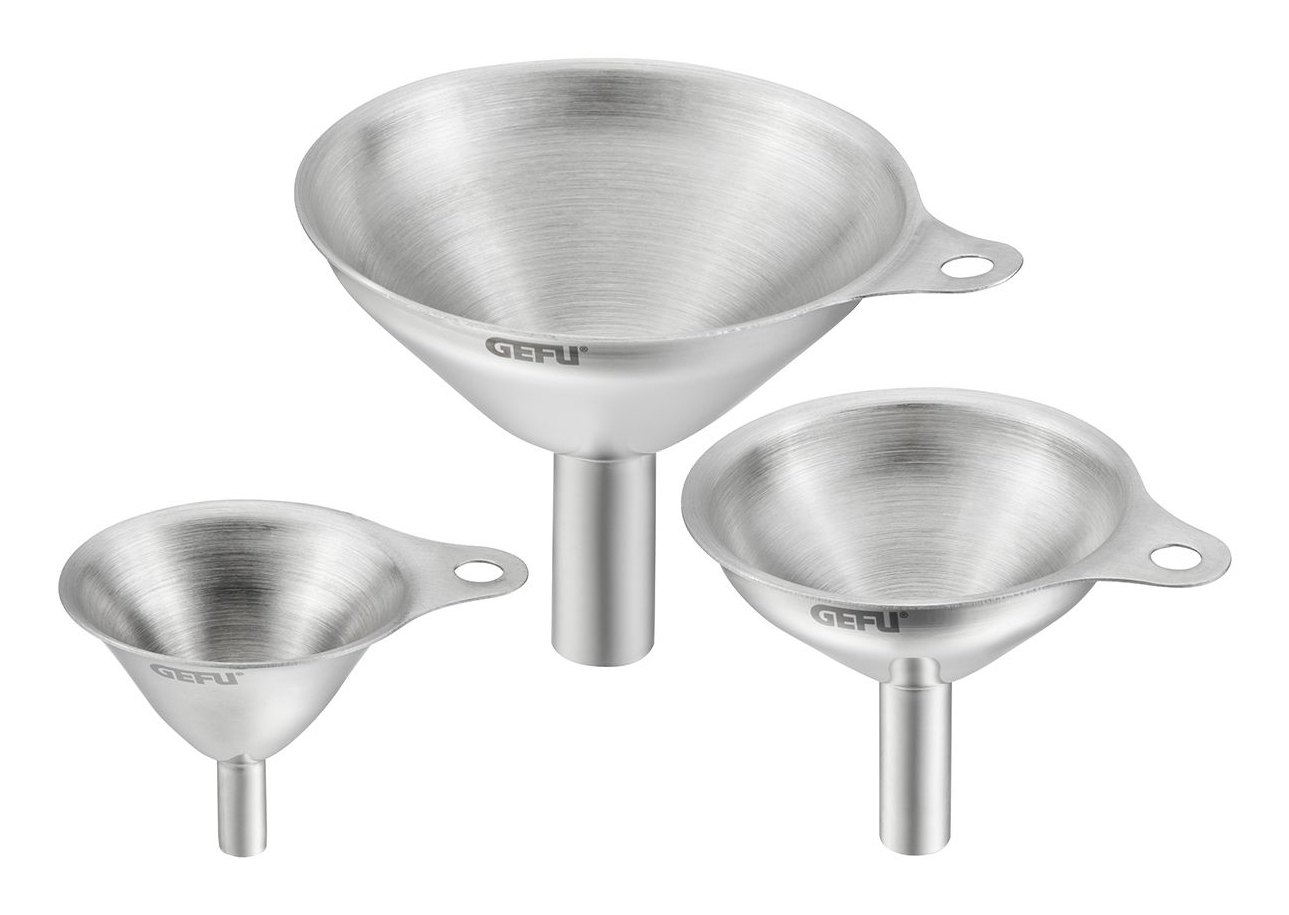 Gefu VERSARE Trichter-Set 3-teilig Edelstahl