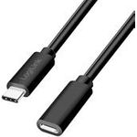 LogiLink CU0210 - Sync- & Ladekabel USB-C Verlängerung 100 W 1 m (CU0210)
