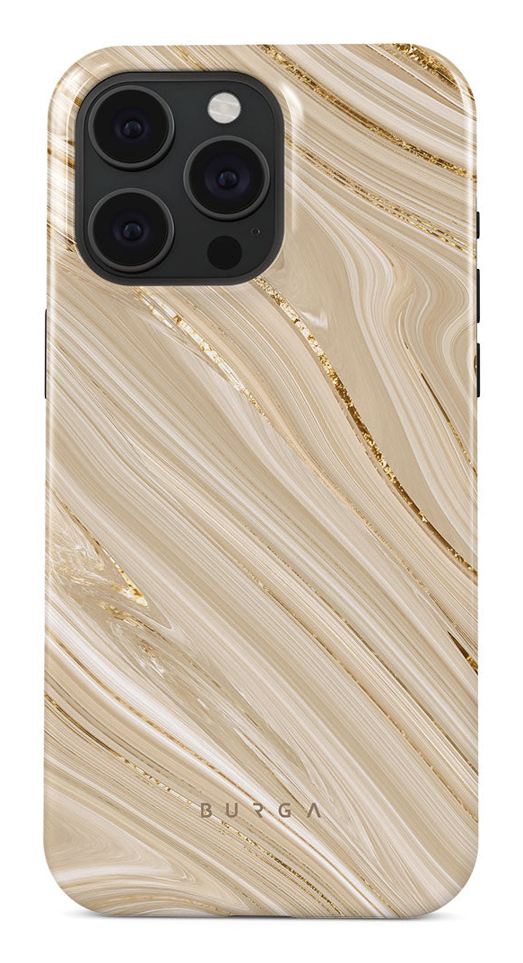 Burga Handyhülle Tough MagSafe iPhone 15 Pro Max Full Glam Beige