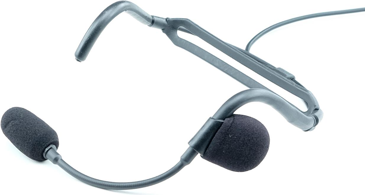 Savox L-C Leichtes Nackenbügel-Headset, IP67, 1 Hörer, Schwanenhalsmikrofon, Spiralkabel, Nexus mit Nexus Schnelltrennstecker zum Anschluss einerPTT-Einheit mit Funkgerätestecker (bitte separat bestellen) (K50547)