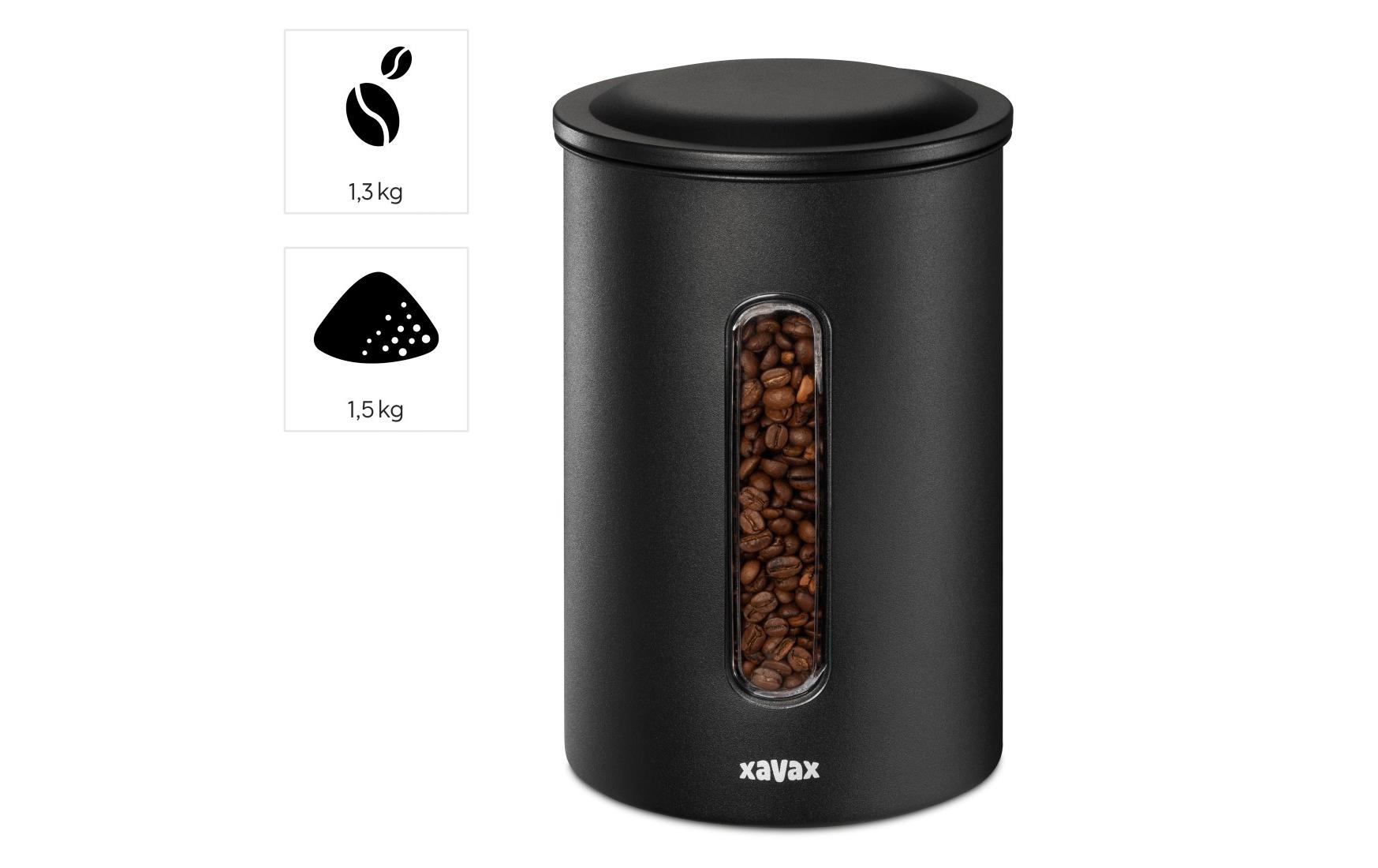 Xavax 00111262 Kaffeedose 1.5 l Schwarz