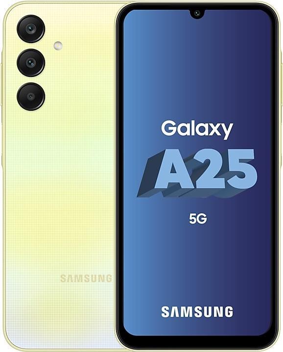 Samsung Galaxy A25 5G SM-A256BZYHEUB Smartphone 16,5 cm (6.5") Dual-SIM USB Typ-C 8 GB 256 GB 5000 mAh Limette (SM-A256BZYHEUB)