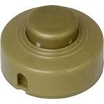 Kopp Fußschalter mit Zugentlastung Gold 1 x Aus/Ein 2 A 191807084 1 St. (191807084)