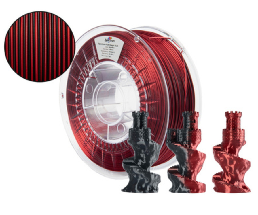 Spectrum Filaments PLA Magic SILK Filament 1,75 mm 1 kg Nightfire