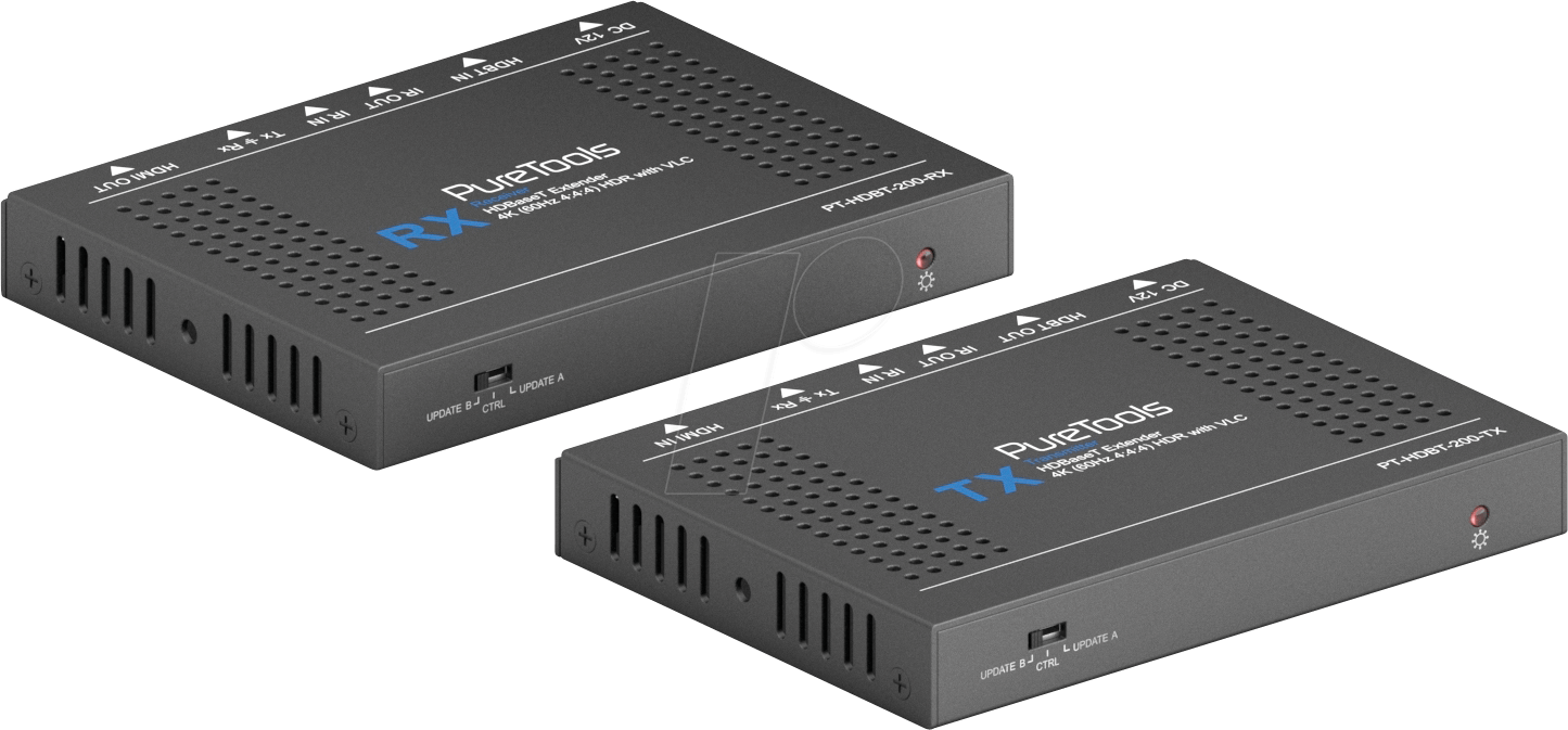 PureLink PT-HDBT-200 Audio-/Video-Leistungsverstärker AV-Sender & -Empfänger Schwarz (PT-HDBT-200)