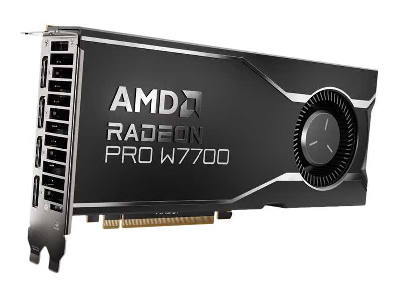 AMD Radeon Pro W7700 16 GB GDDR6 Grafikkarte Schwarz