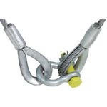 Sicherungsseil 1000x10mm m.Schäkel bis400kg (58010490)