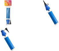 PAPSTAR Luftballonpumpe, Länge: 275 mm, blau aus Kunststoff, pumpt in beide Richtungen - 1 Stück (89199)