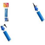 PAPSTAR Luftballonpumpe, Länge: 275 mm, blau aus Kunststoff, pumpt in beide Richtungen - 1 Stück (89199)