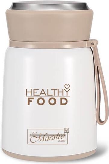 Feel-Maestro MR-1646-53 Thermosflasche 0,53 l Beige - Weiß (MR1646-53)