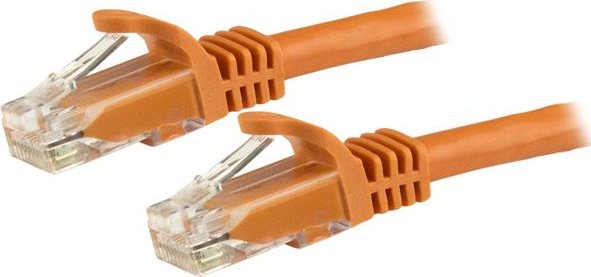 StarTech.com 0,5m Orange Cat6 / Cat 6 Snagless Ethernet Patch Cable 0,5 m (N6PATC50CMOR)