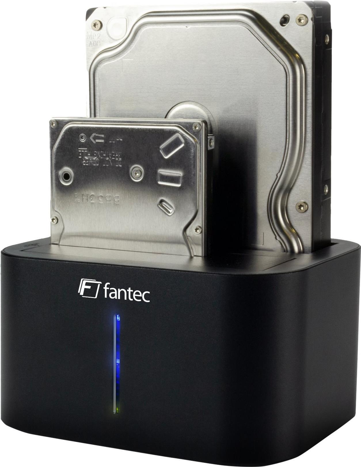FANTEC DS-X2U3-Alu HDD / SSD Dockingstation Schächte: 2 (2492)