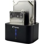 FANTEC DS-X2U3-Alu - Bis zu 2x 6,35cm 2.5" und/oder Bis zu 8,89cm 2x 3.5" SATA HDD Klon & Dockingstation (2492)
