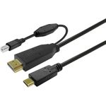 Vivolink PROUSBCHDMIUSBB5 USB Kabel 5 m USB 3.2 Gen 1 (3.1 Gen 1) USB C Schwarz (PROUSBCHDMIUSBB5)